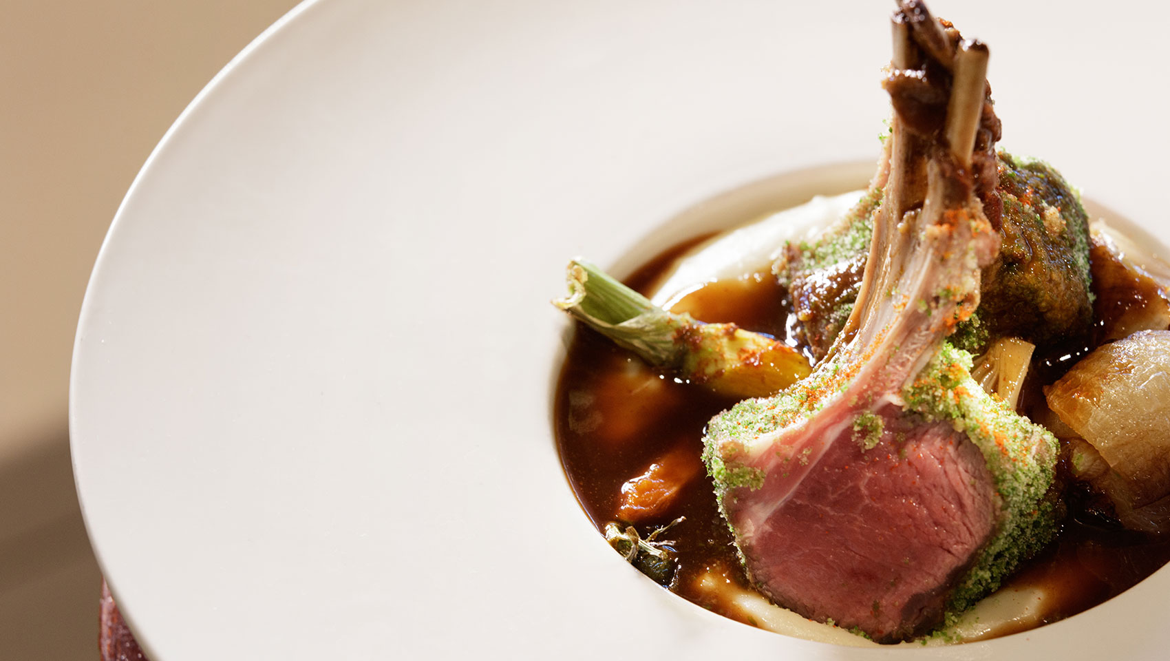 Herb Crusted Rack of Lamb