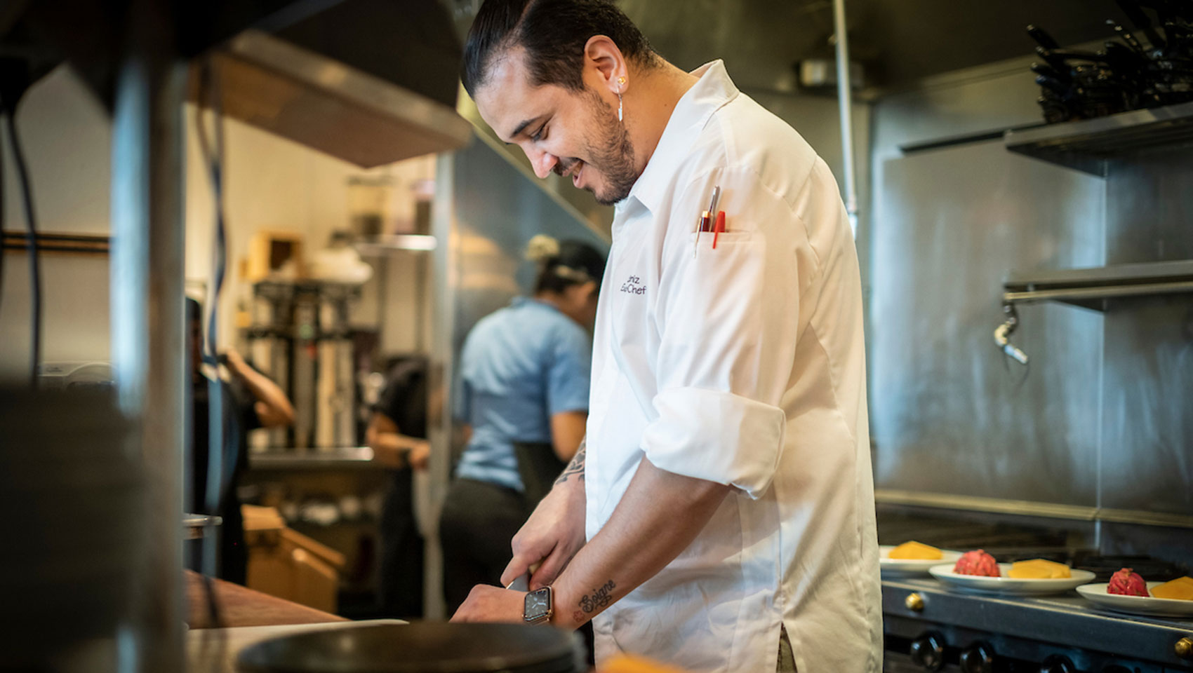 Chef in the kitchen