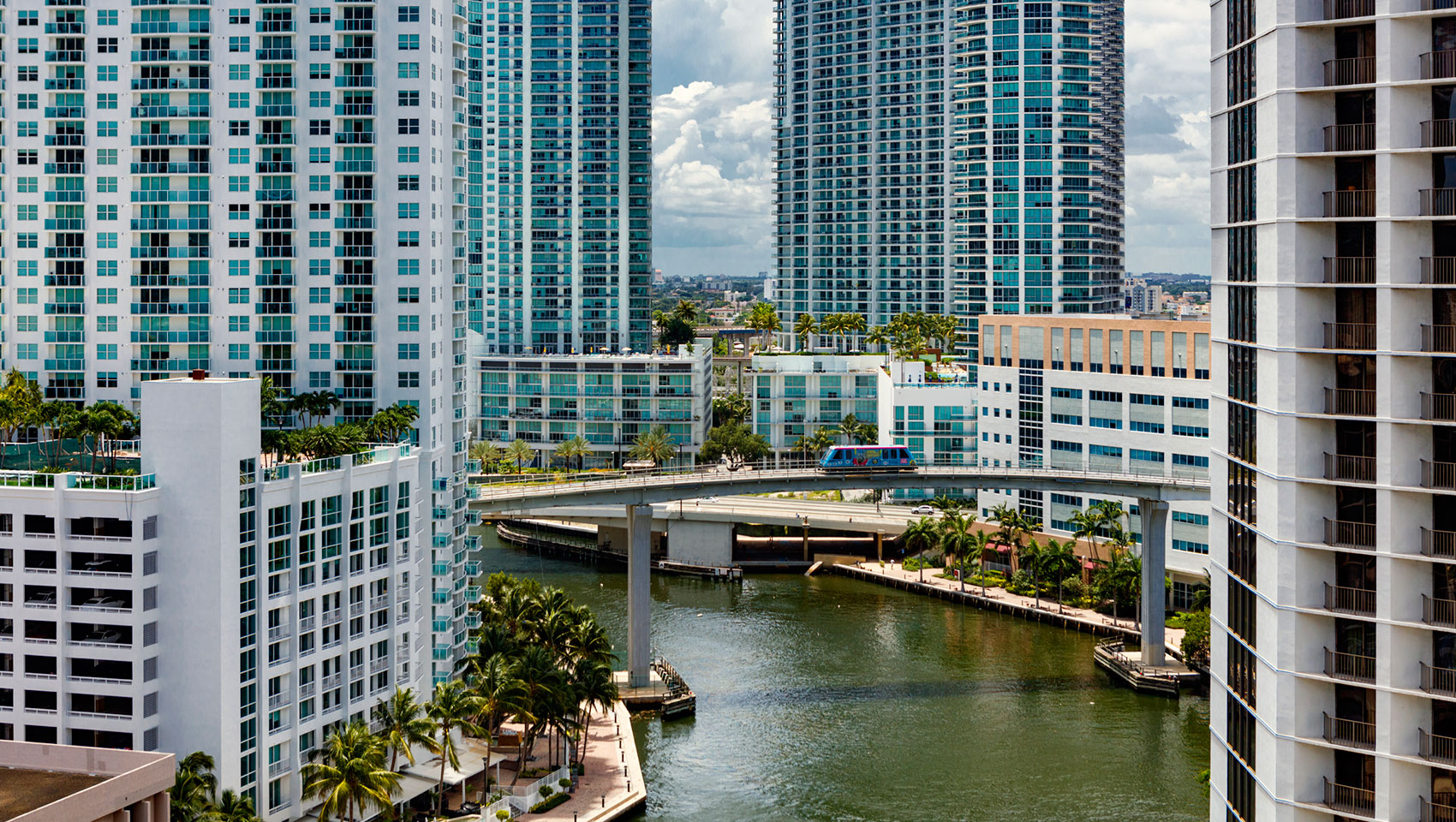 View of  Biscayne Bay and Buildings