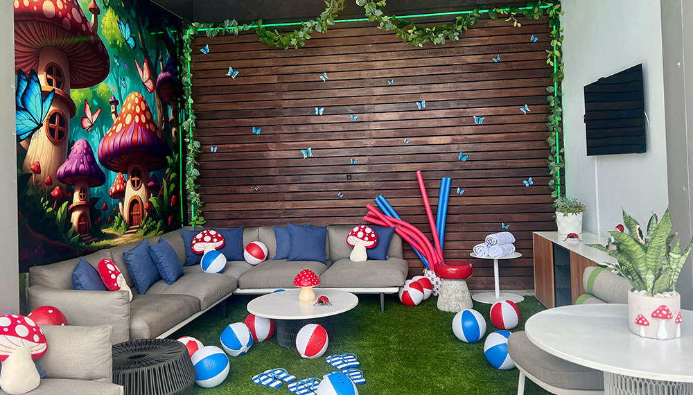 Enchanted Forest Cabana at Kimpton Epic Hotel