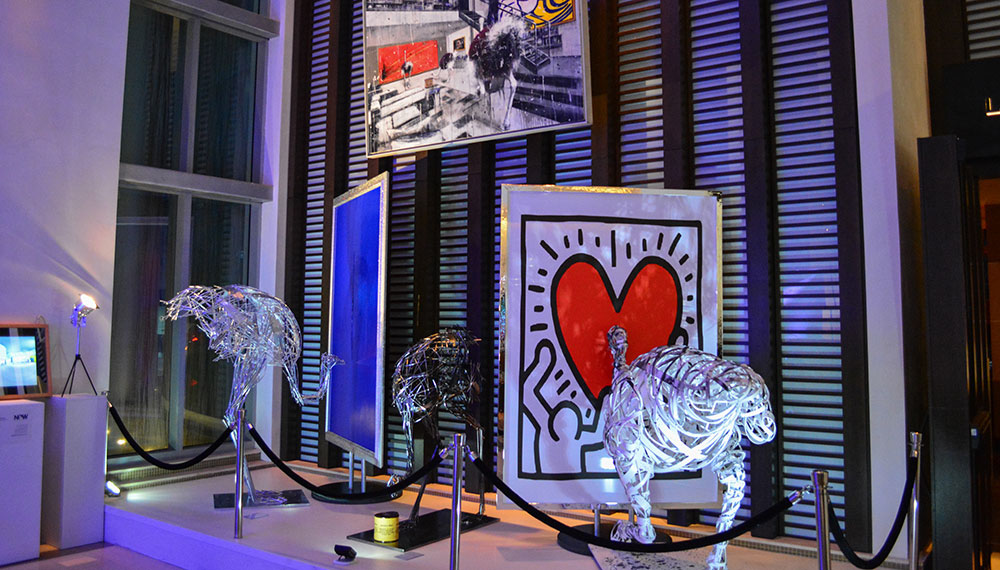 Various art pieces