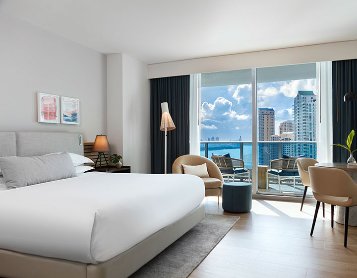 Newly renovated epic king guestroom
